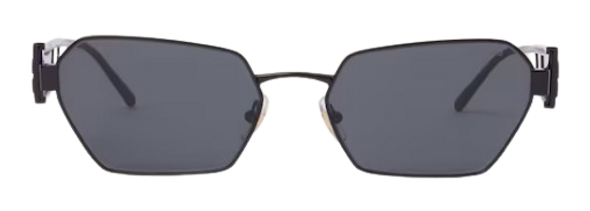 Miu Miu Slate Gray Lenses Logo Sunglasses