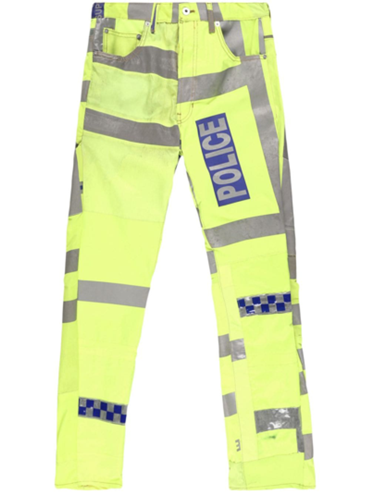 Gallery Dept. Toxic La Flare Graphic-print Trousers In Yellow