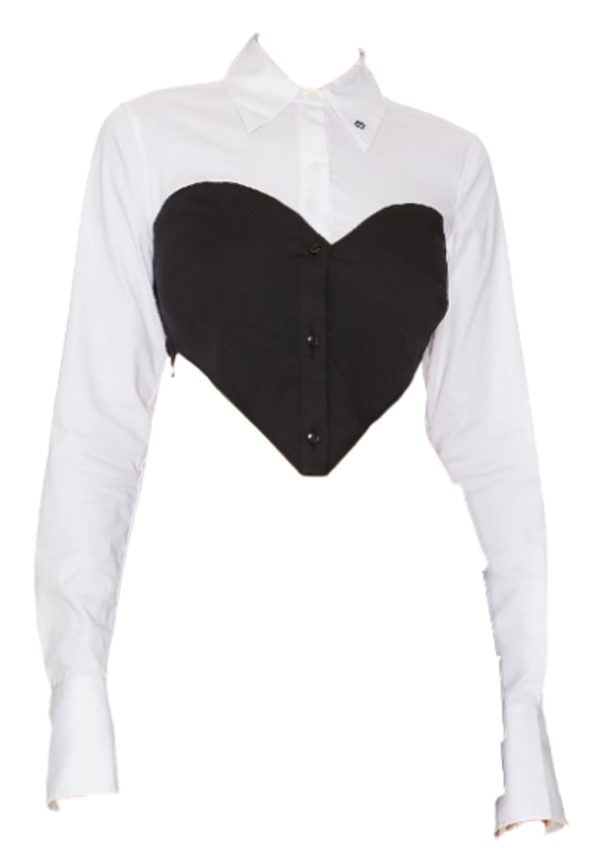 Loba Black And White Agustina Button Up Shirt