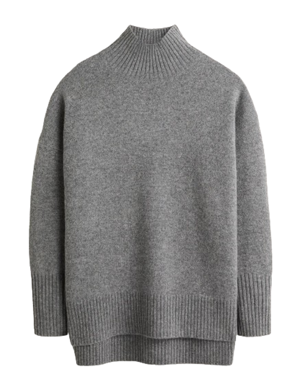 Boden Light Charcoal Melange Jessica Oversized Sweater