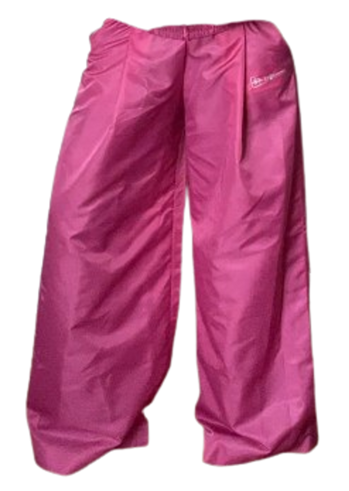 BeEyeConic Get Fresh Nylon Wide Leg Pants