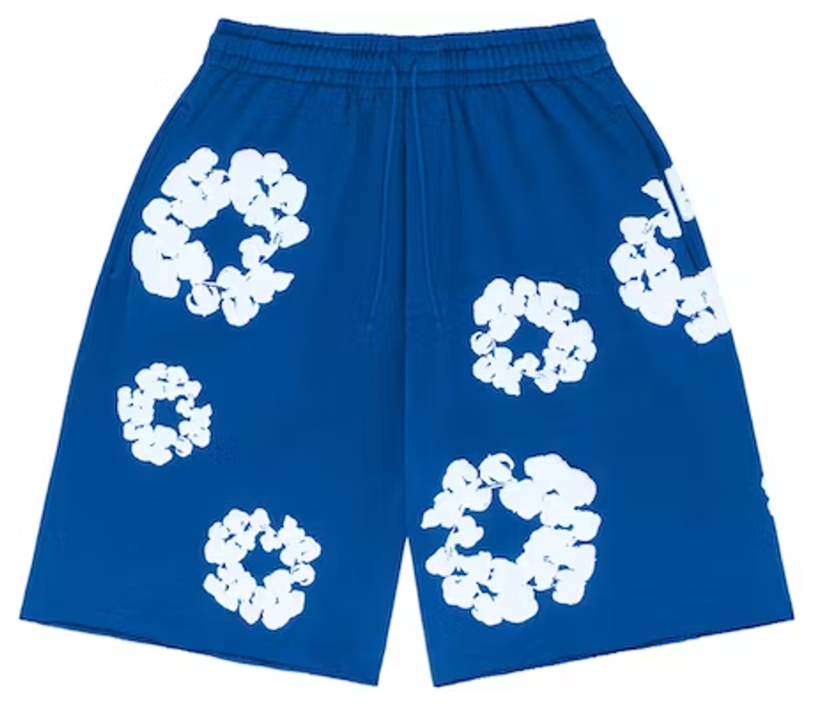 Denim Tears Royal Blue The Cotton Wreath Shorts