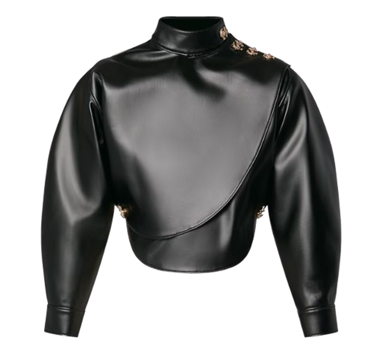 Louis Vuitton Faux Leather Circle Top