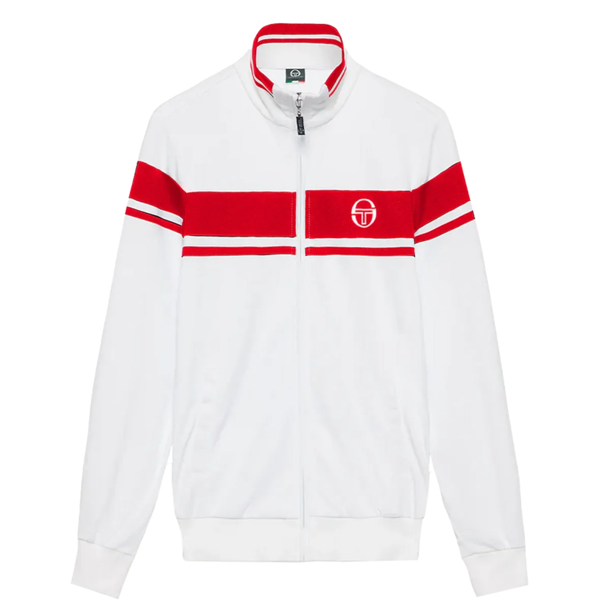Sergio Tacchini White/Red Track Jacket