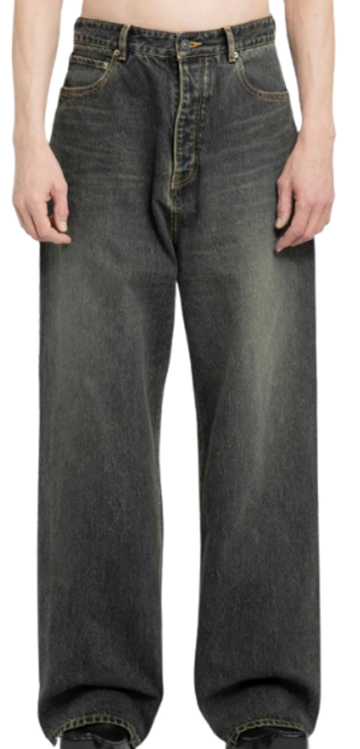Balenciaga Large Fit Organic Japanese Denim Jeans