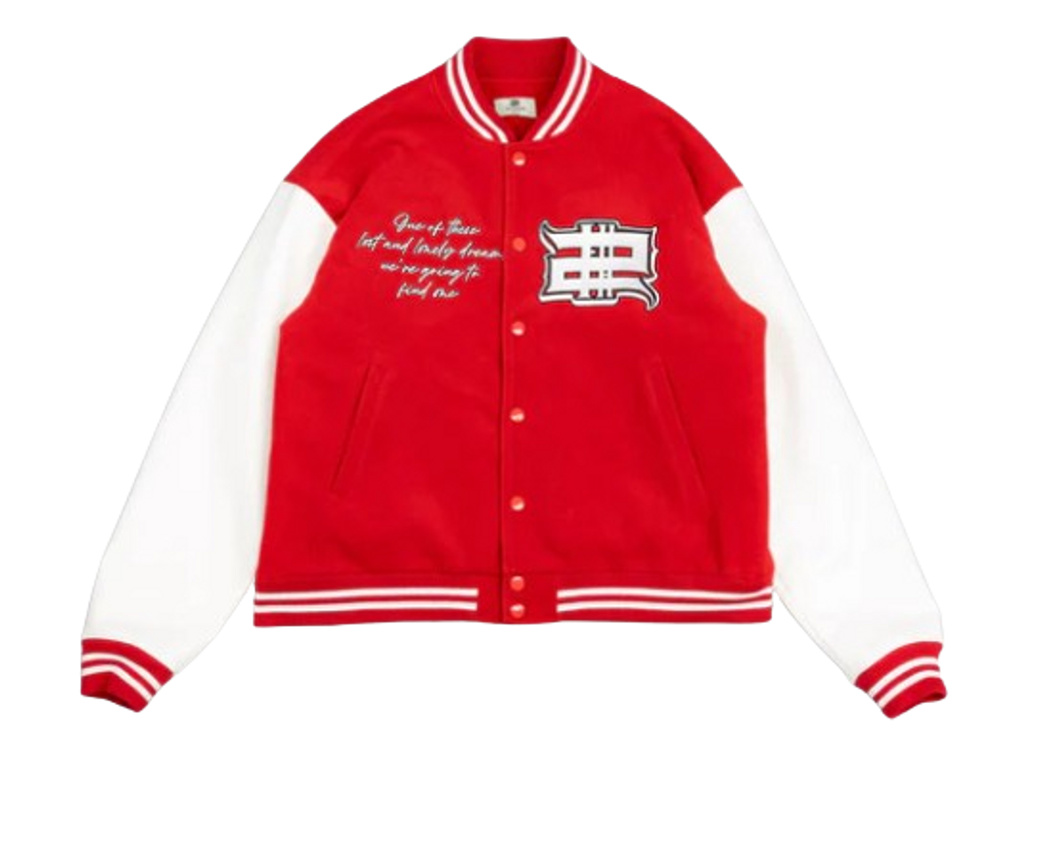 Fifty2Hundred Red Letterman Jacket