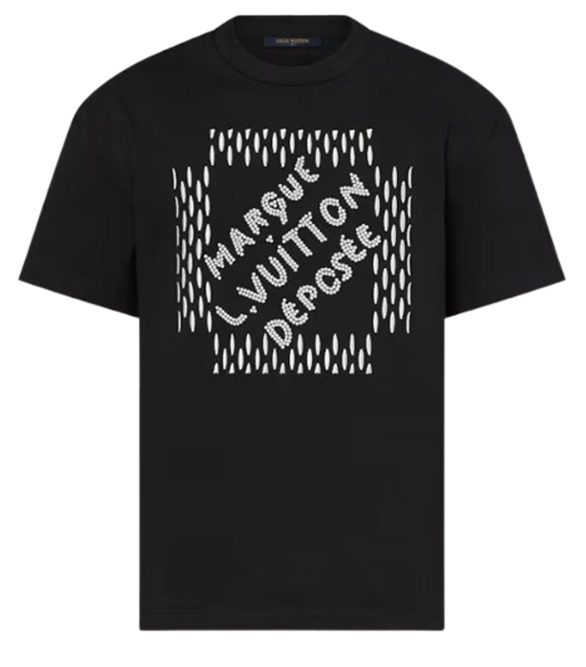 Louis Vuitton Embroidered Signature Cotton T-Shirt
