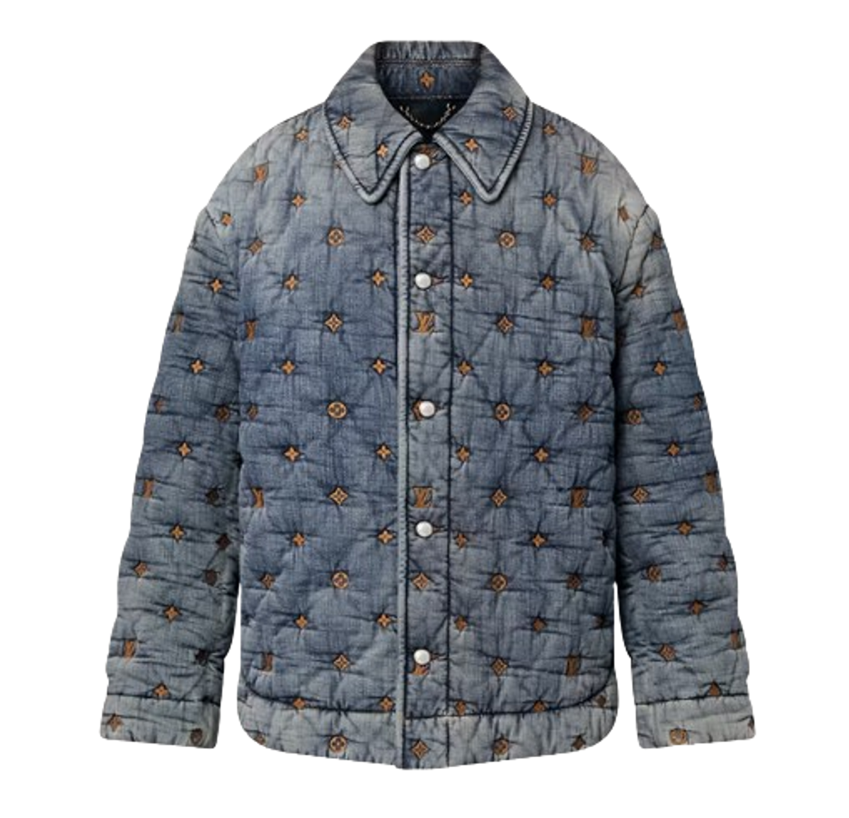 Louis Vuitton Padded Denim Monogram Overshirt