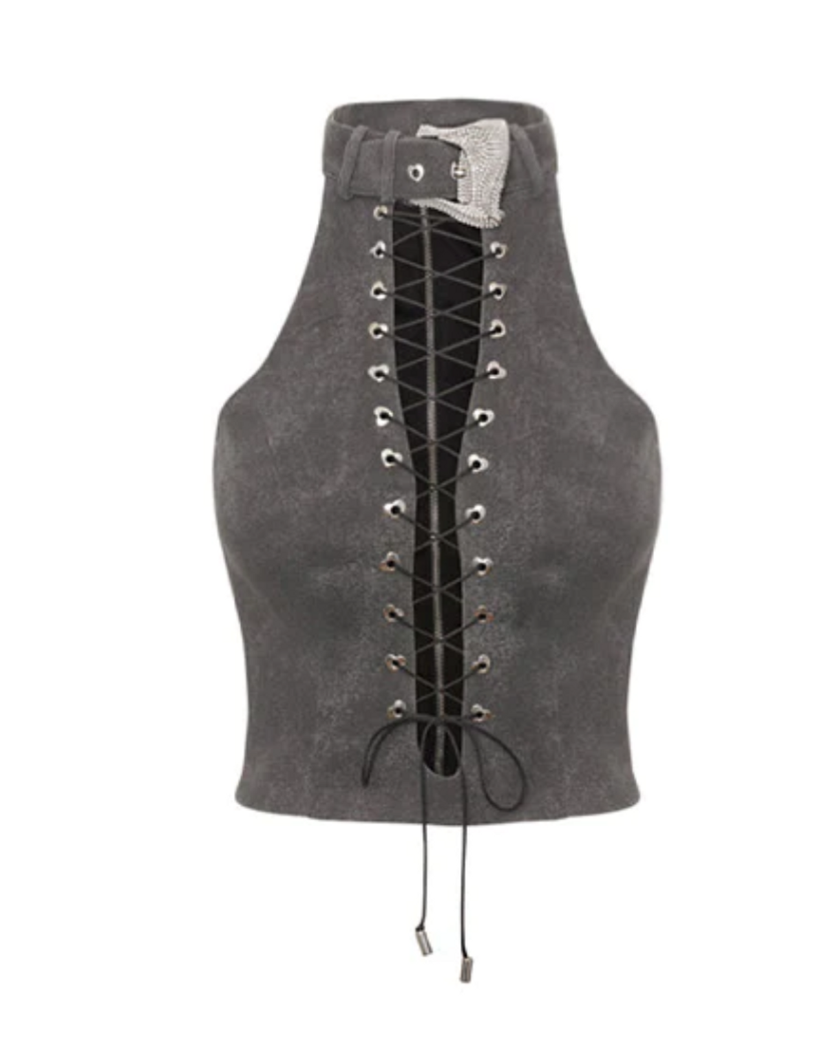 Poster Girl Phoebe Top in Black Canvas