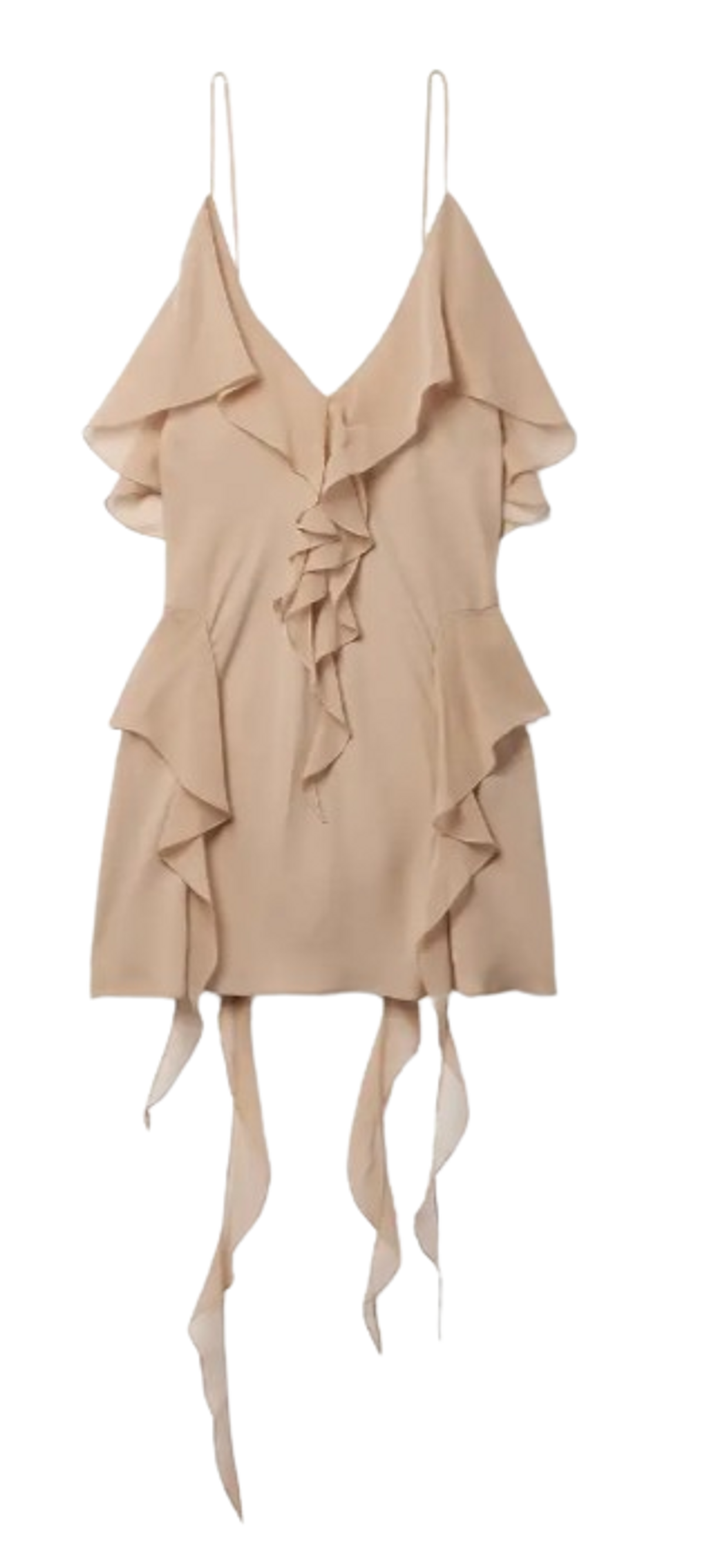 Khaite Piet Ruffled Silk Georgette Camisole