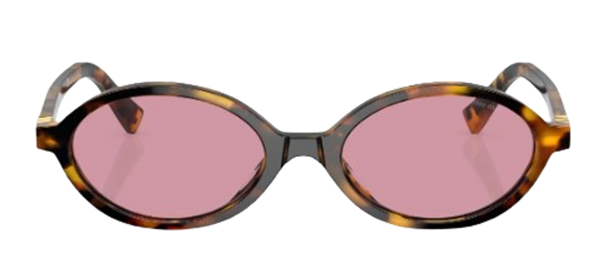 Miu Miu Runway Oval Frame Sunglasses