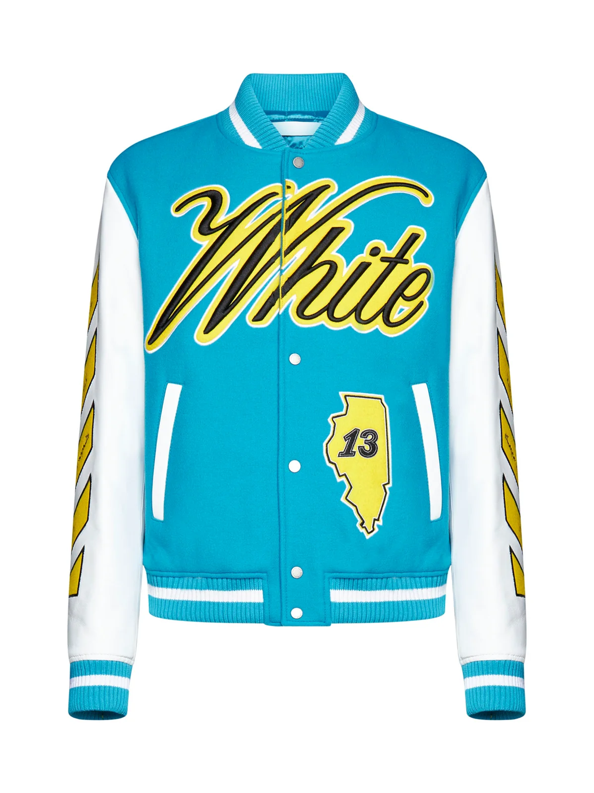 Off-White Vars World Buttoned Bomber Jacket