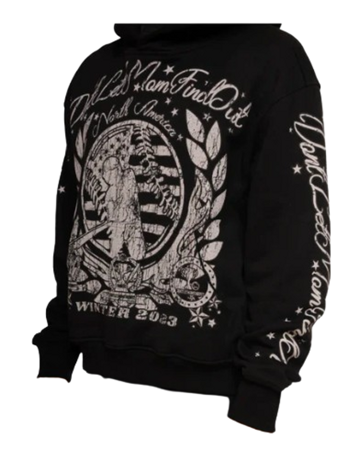 Don't Let Mom Find Out Black Worldtour Hoodie
