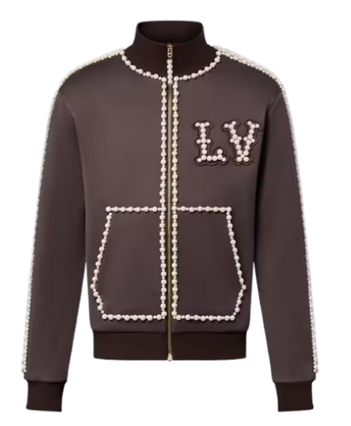 Louis Vuitton Technical Cotton Pearls Track Jacket