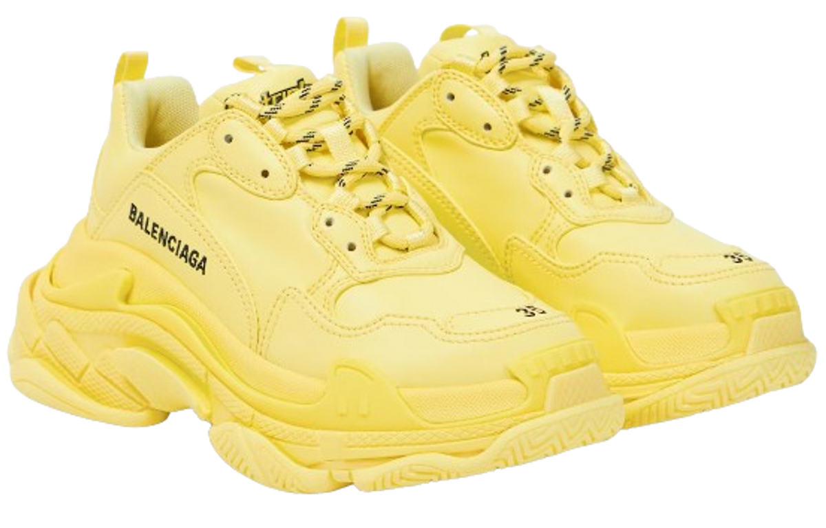 basket balenciaga jaune