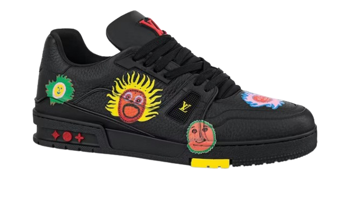 Louis Vuitton × Yayoi Kusama Monogram Flowers White Trainer Sneakers