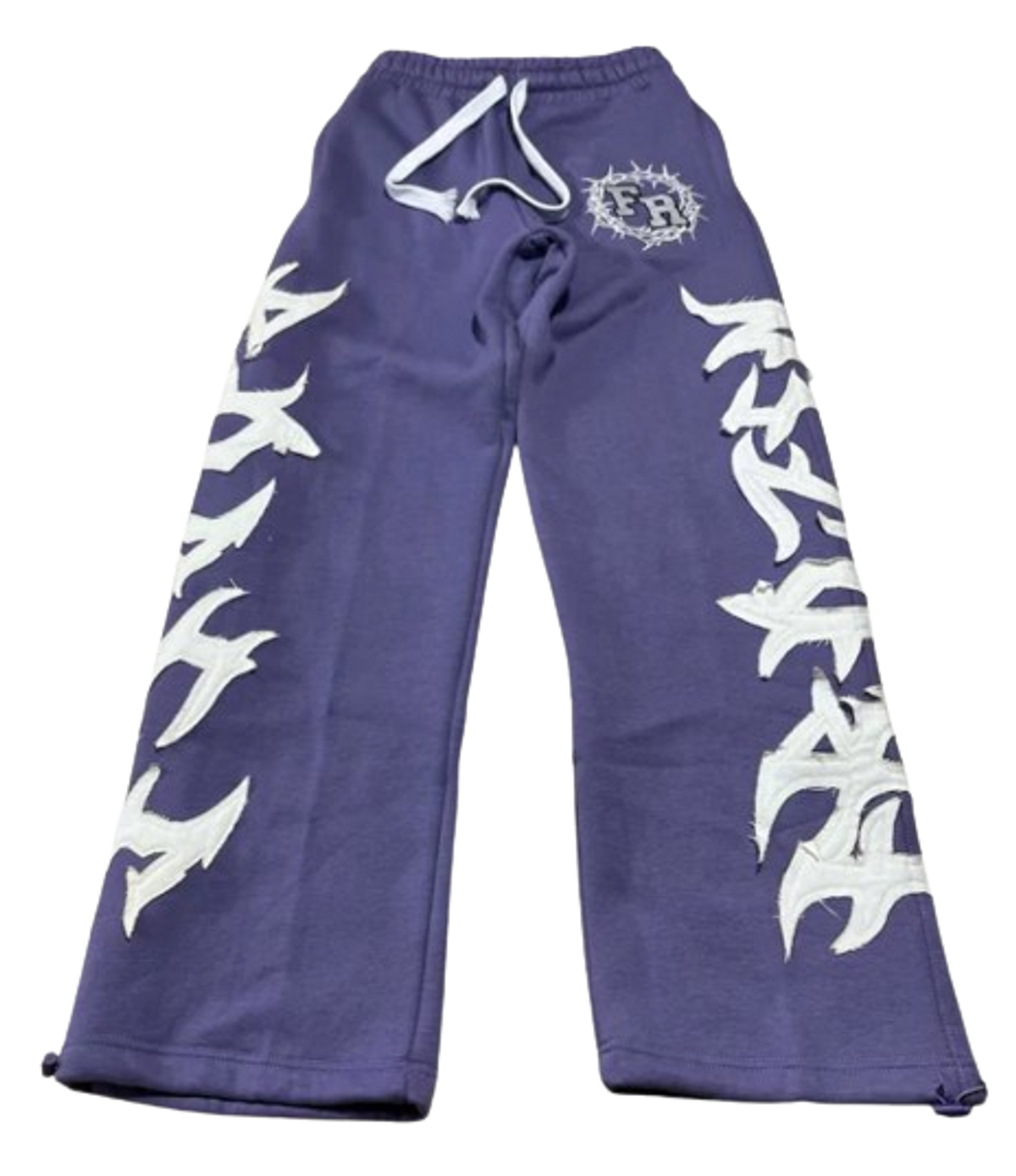 Frozen Petal Cascade Ribbon Jogger Pants