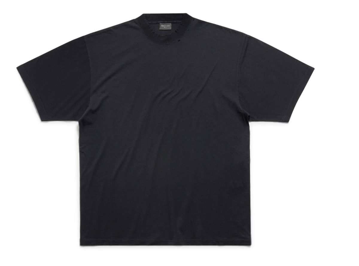 Balenciaga Black Thin Jersey T-Shirt