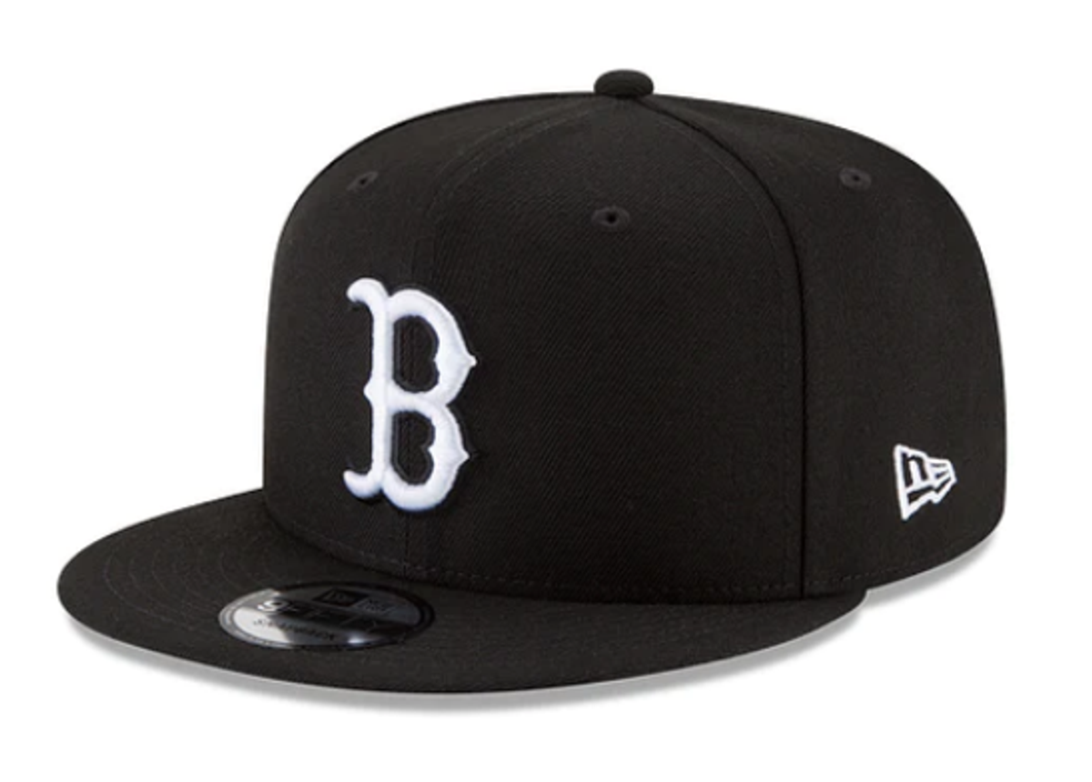 New Era × Boston Red Sox Black And White 9Fifty Cap