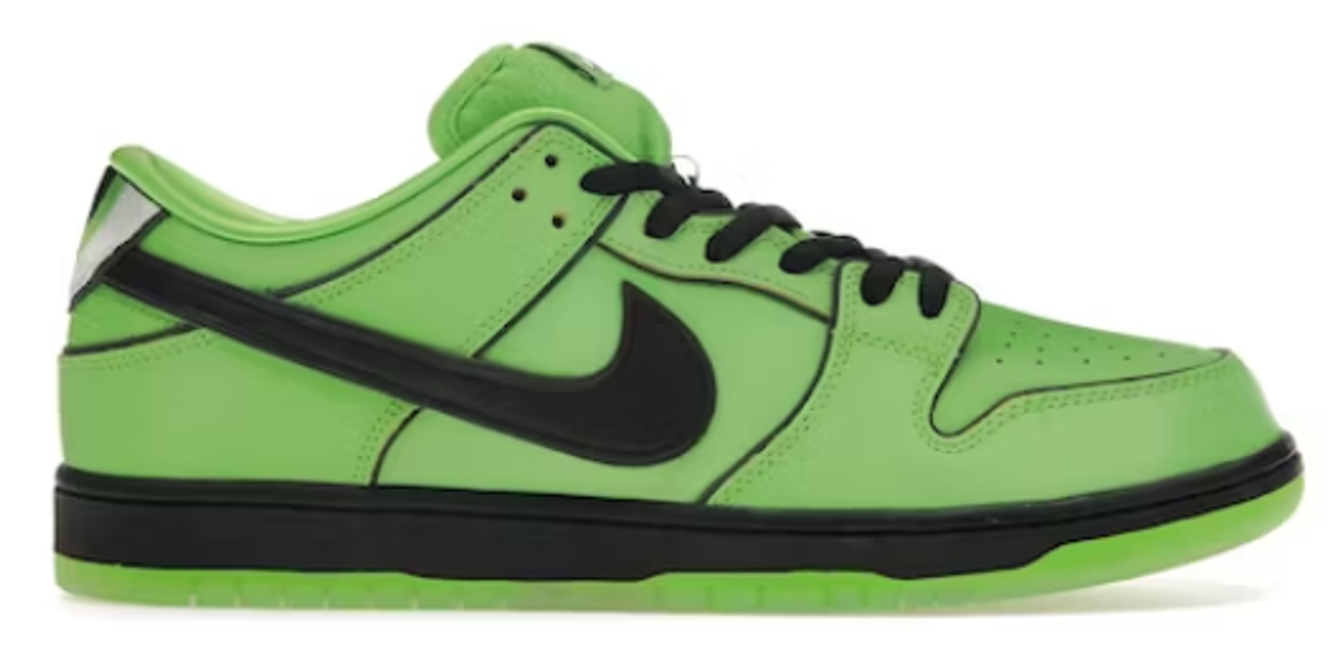 Nike × Powerpuff Girls Buttercup SB Dunk Low Sneakers