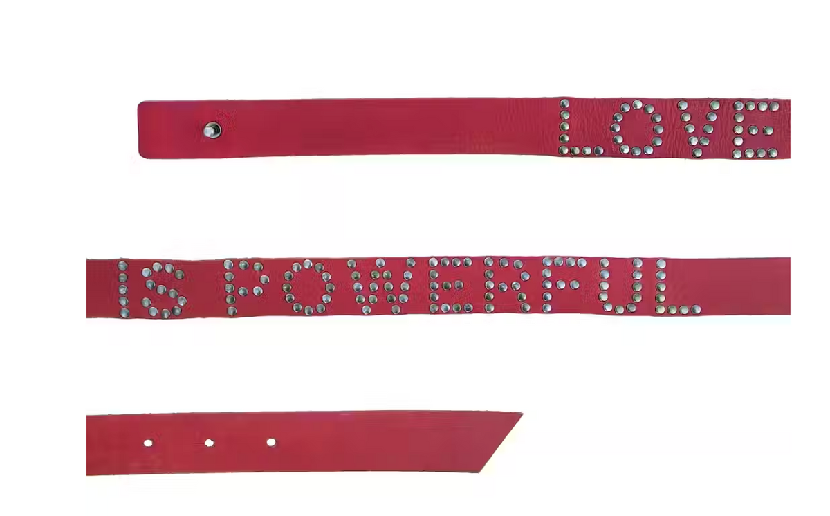 Junya Watanabe 02 Love Is Power Studded Belt
