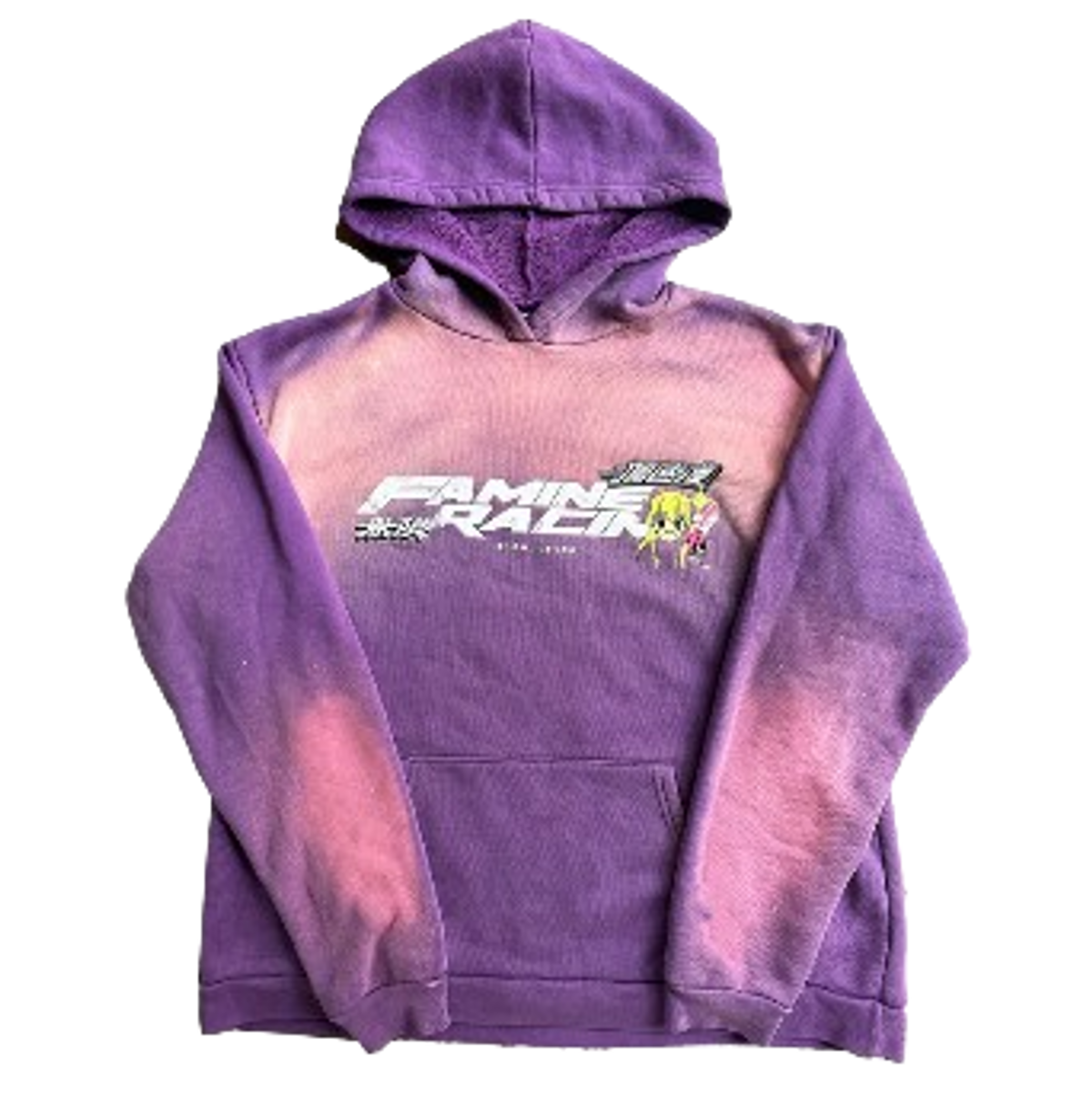 Famine Stoned & Faded Purple Team Hoodie