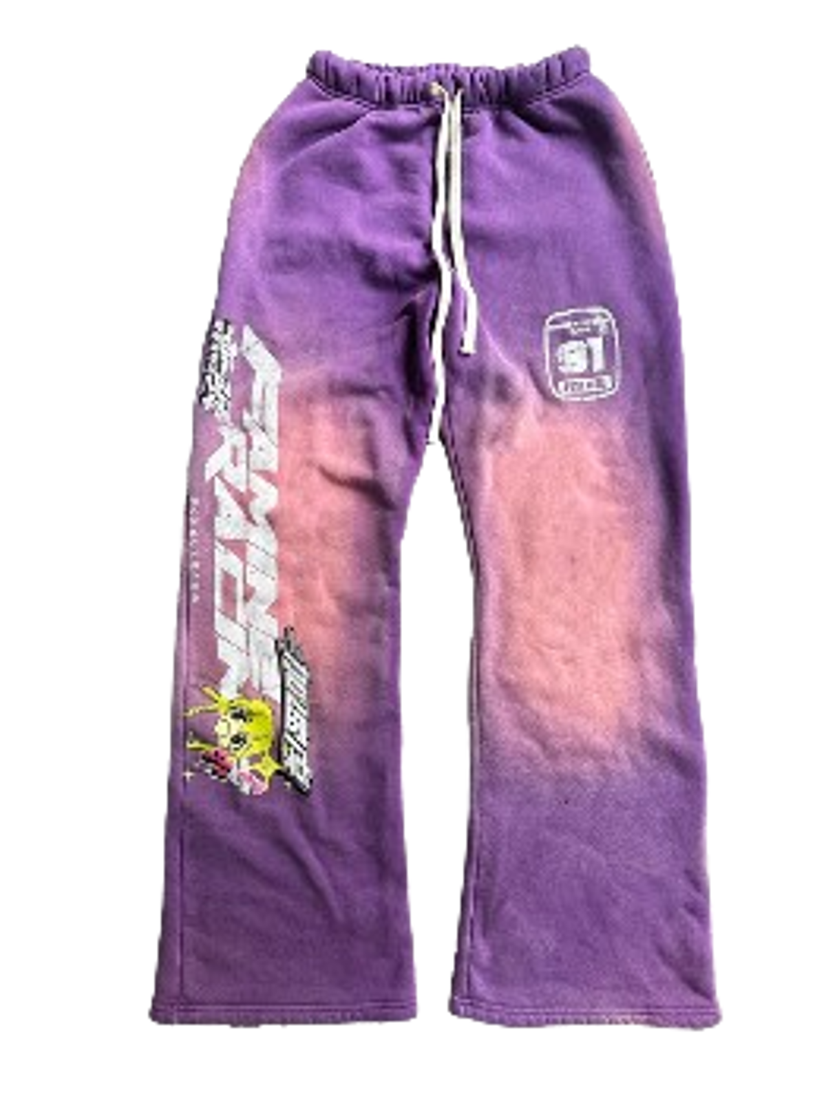 Famine Stoned & Faded Purple Team Sweatpants