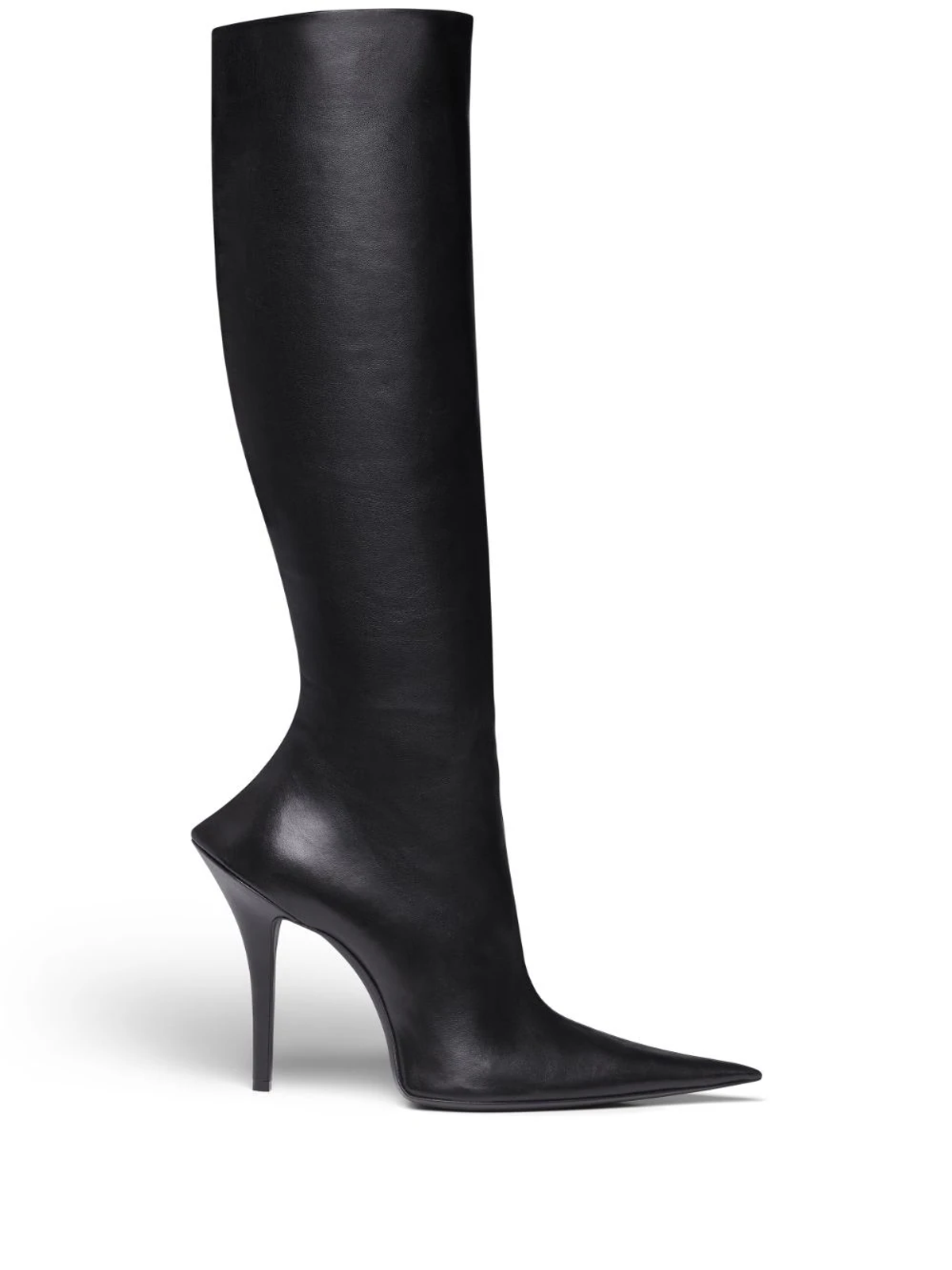 Balenciaga Pointed-Toe Knee-High Boots