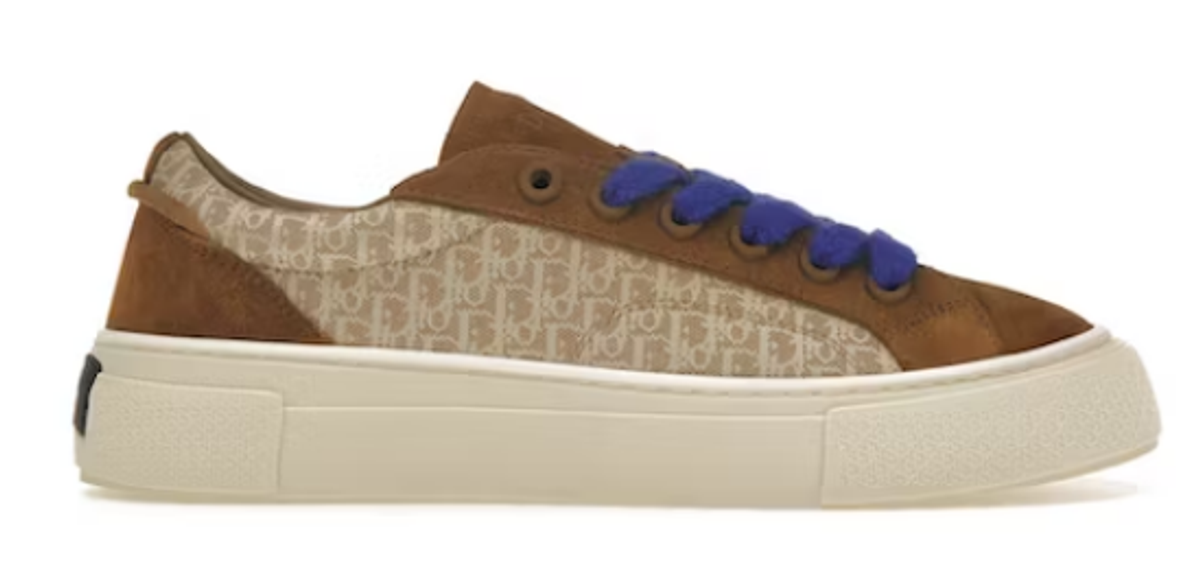 Dior Brown Cream Oblique Jacquard B33 Sneakers