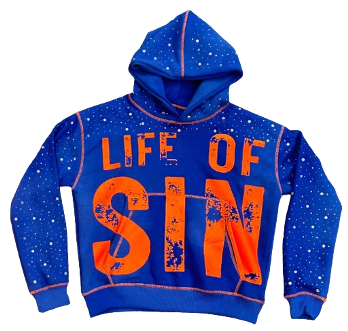 Life Of Sin Blue Blizzard Hoodie