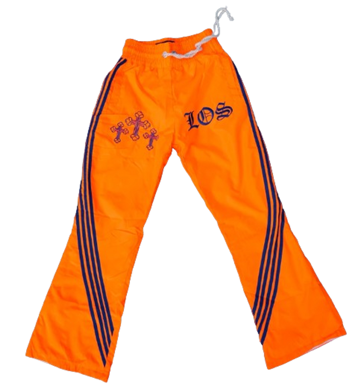 Life Of Sin Orange Blizzard Flare Sweatpants