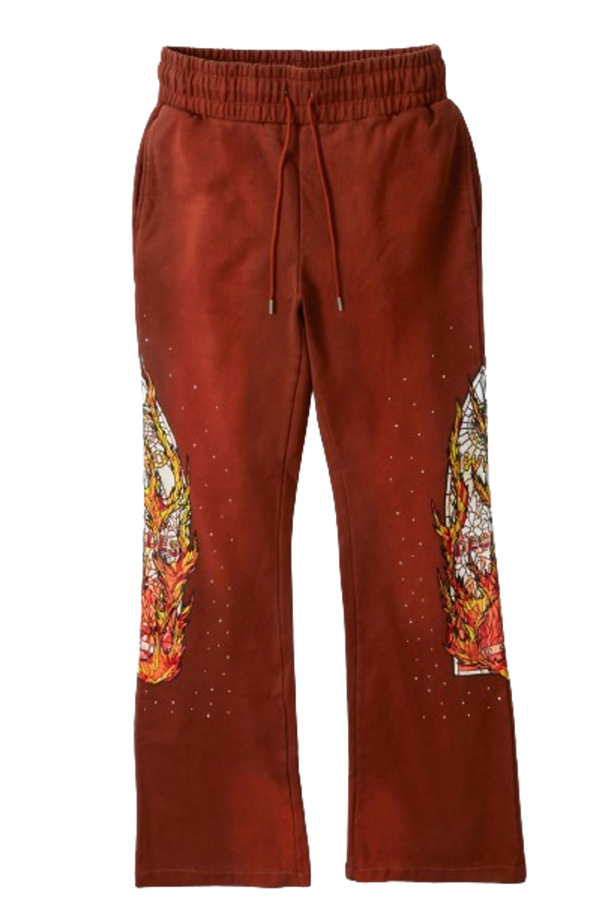 Who Decides War Flame Glass Sweatpants