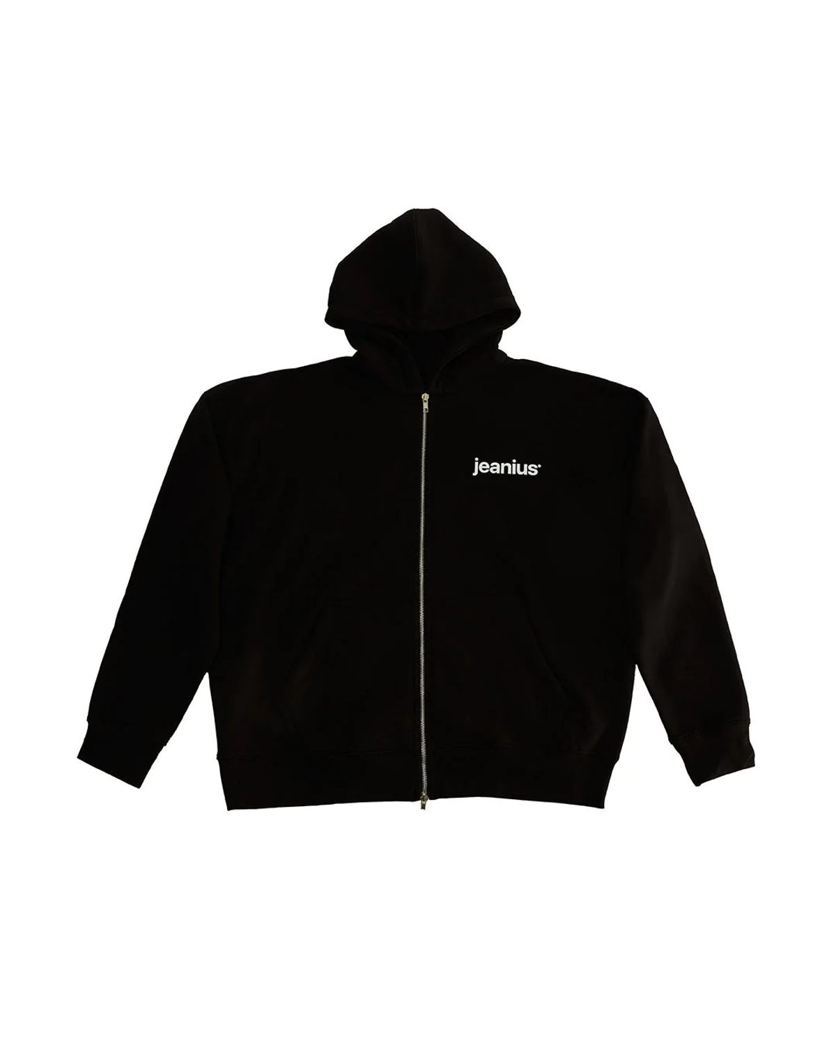 Jeanius Bar Atelier Black Zip Hoodie