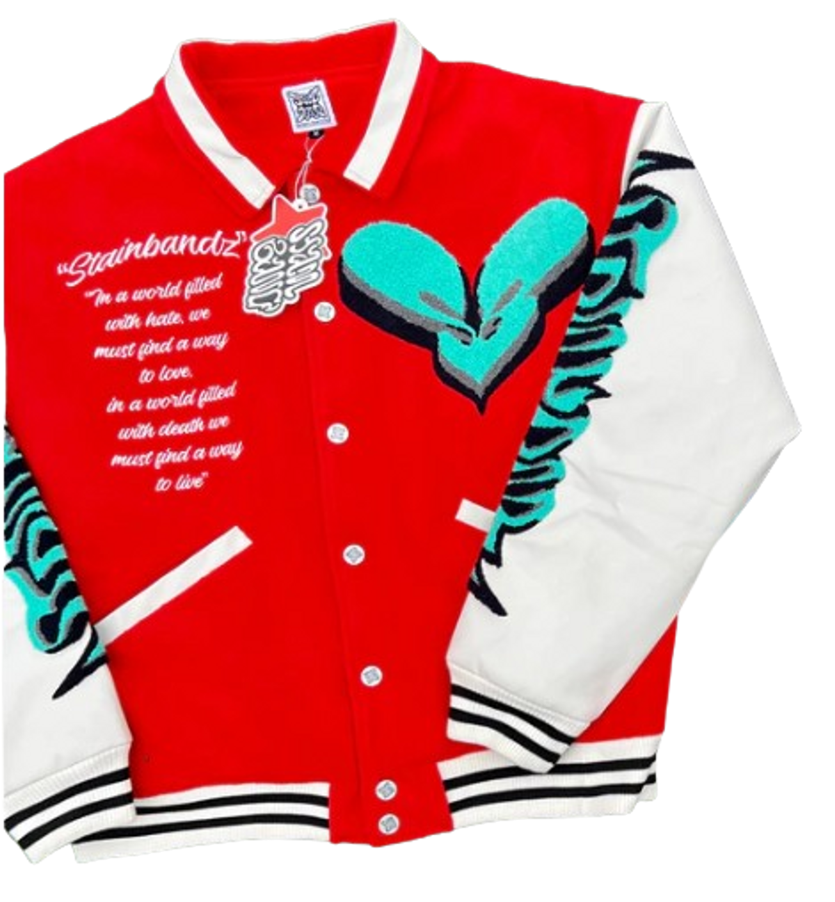 Stainbandzstudios SB Glitch Varsity Jacket