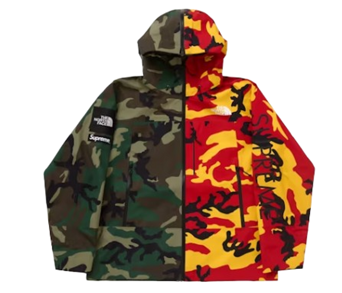 Supreme × The North Face Split Taped Seam Shell Jacket