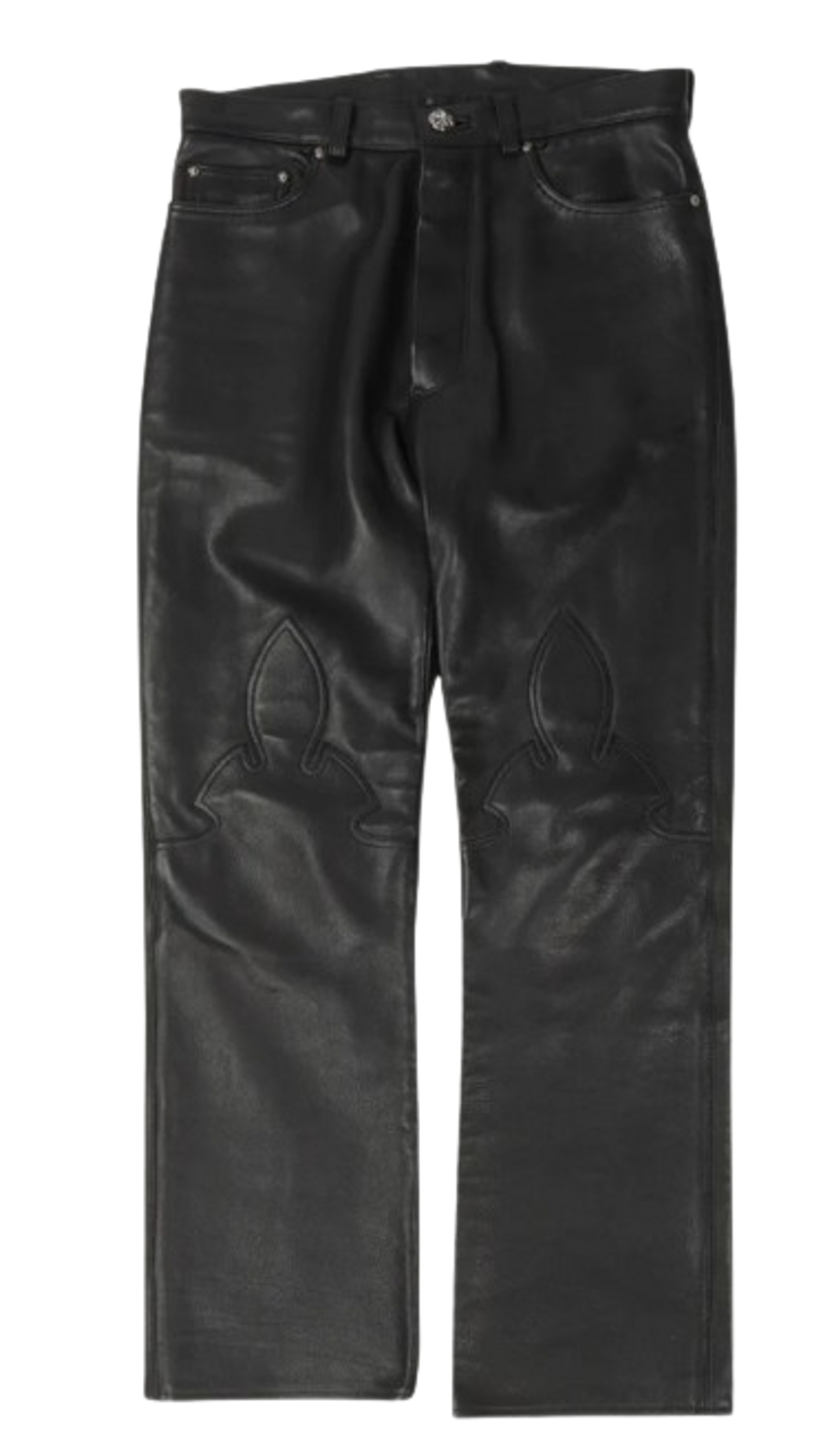 Chrome Hearts Le Fleur Leather Pants