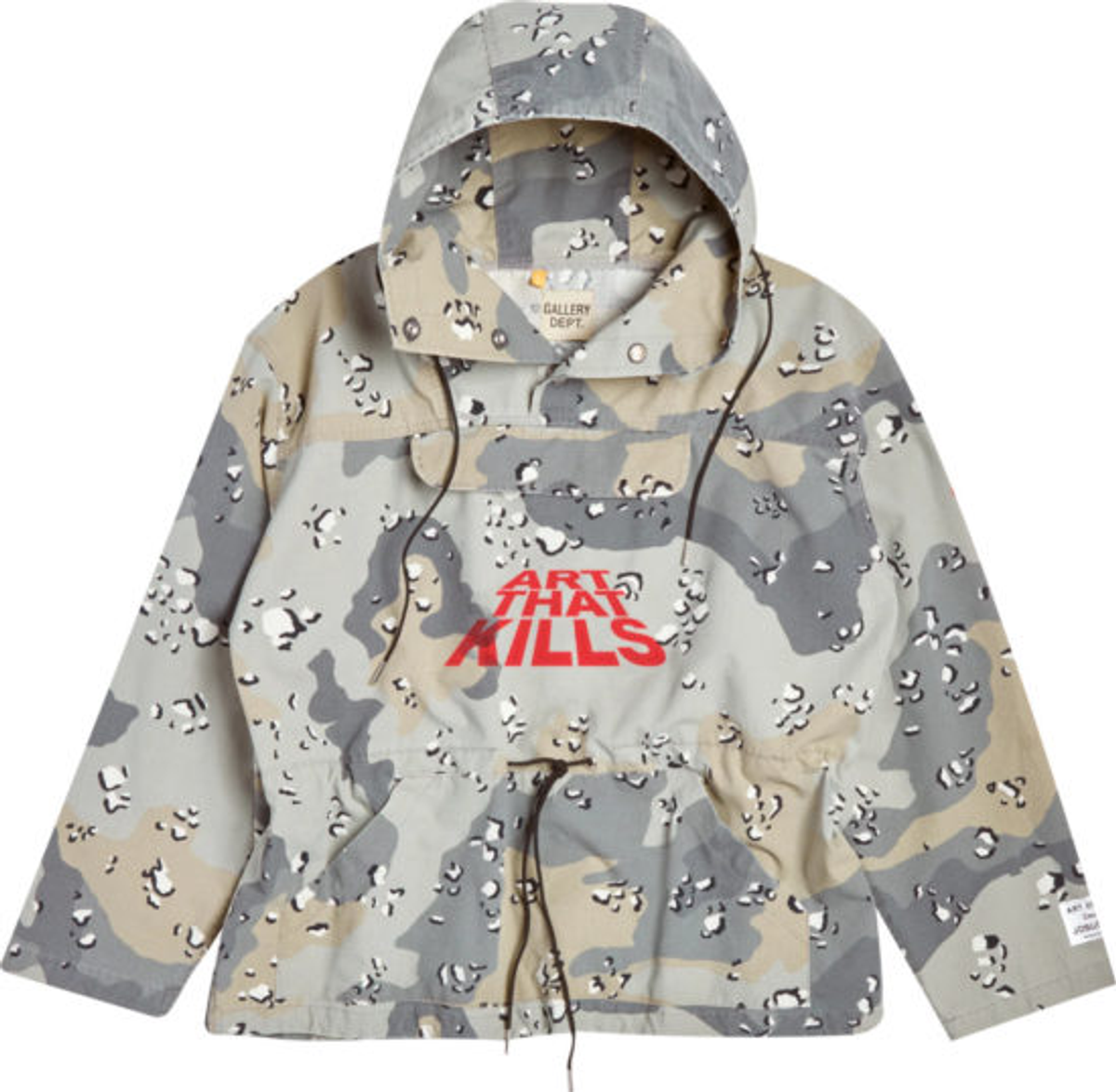 Gallery Dept. Grey Storm Camo Anorak Jacket