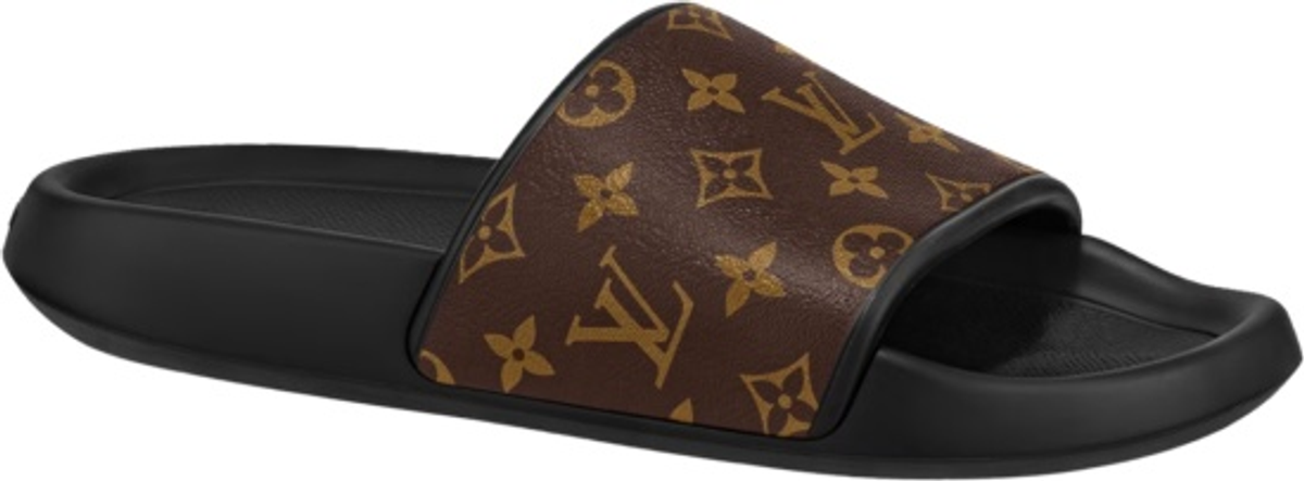 Louis Vuitton Brown Monogram Waterfront Slides