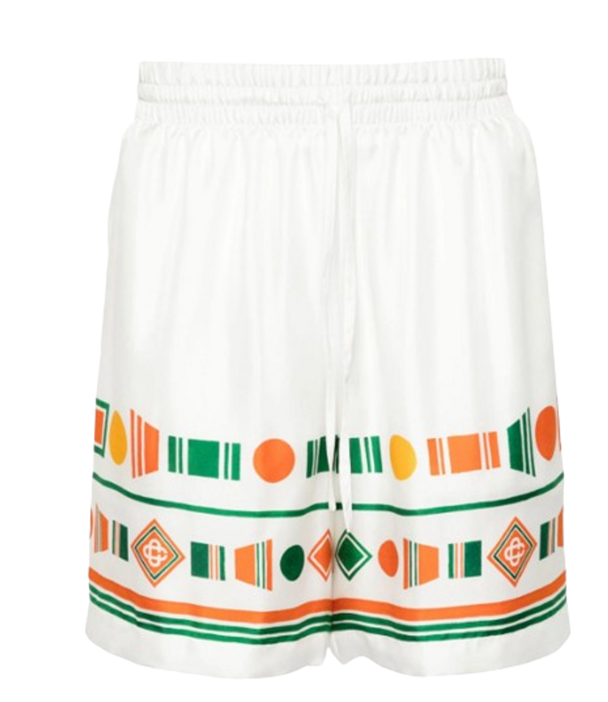 Casablanca Playful Eagle Silk Shorts