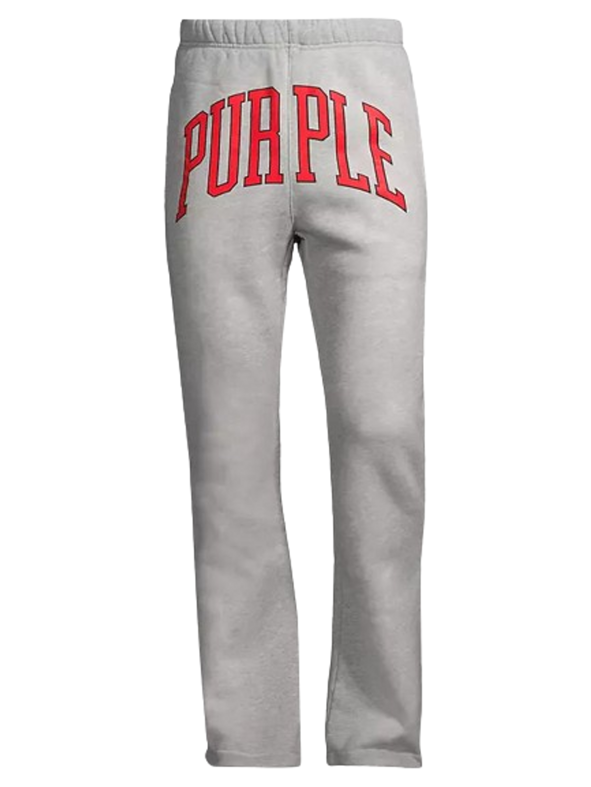 Purple Brand Logo Fleece Flared Sweatpants