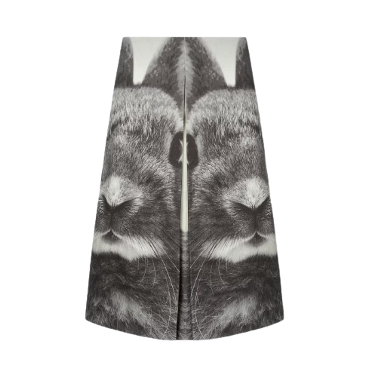 Tory Burch Rabbit Printed Denim Skirt