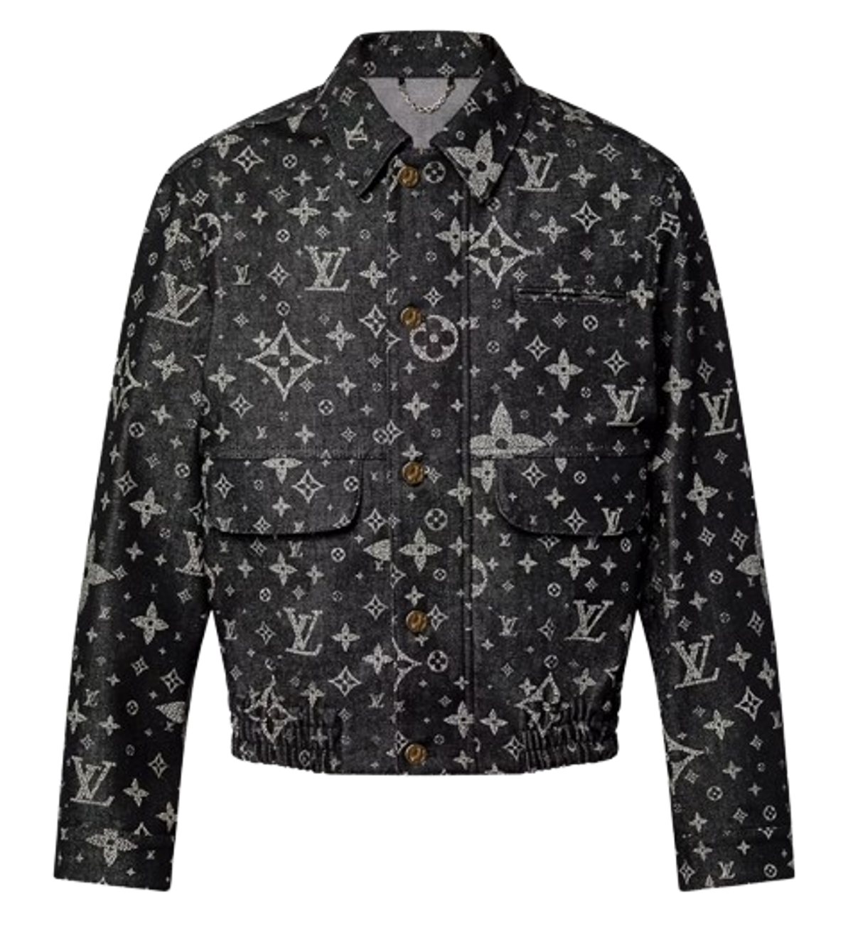 Louis Vuitton Monogram Printed Denim Jacket