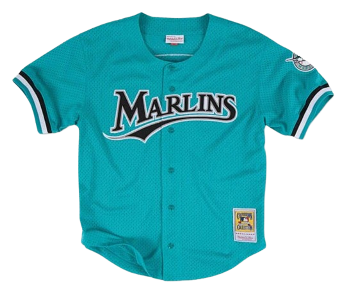 Maillot De Baseball Mitchell & Ness Florida Marlins - Andre Dawson - Taille M (Sarcelle) - Neuf