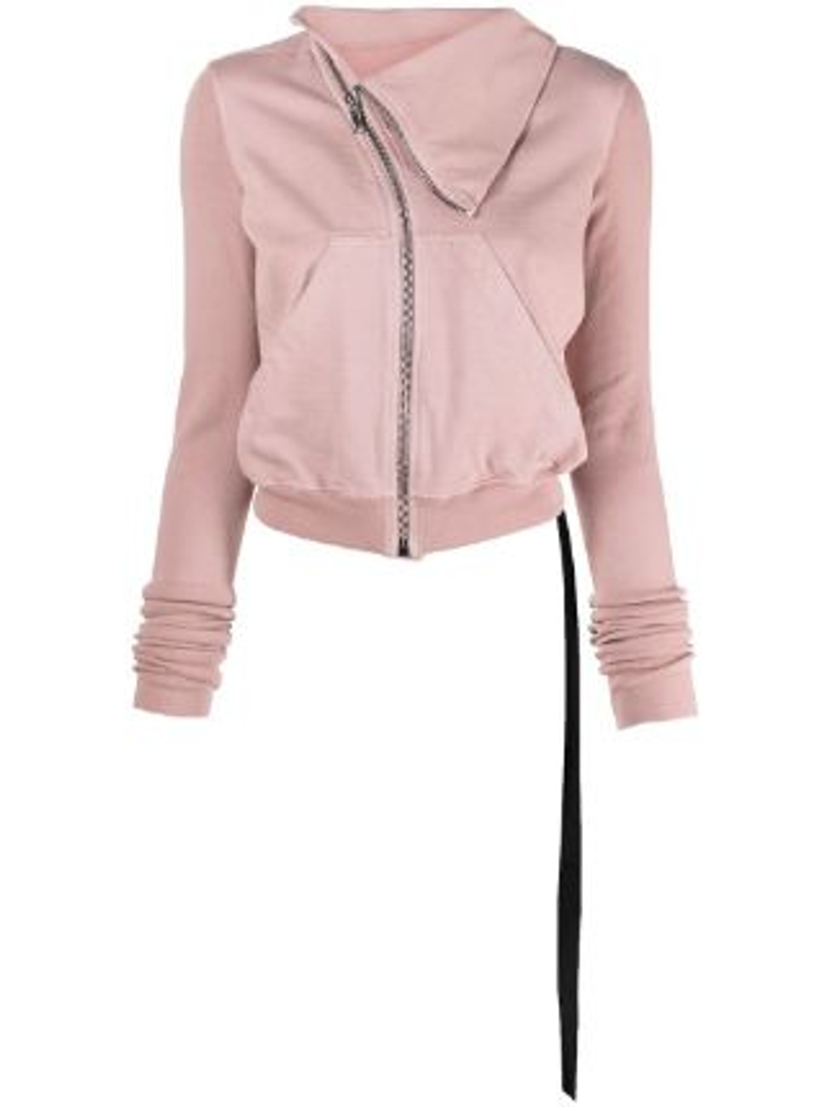 Rick Owens Pink Long-sleeve Zip-up Sweatshirt