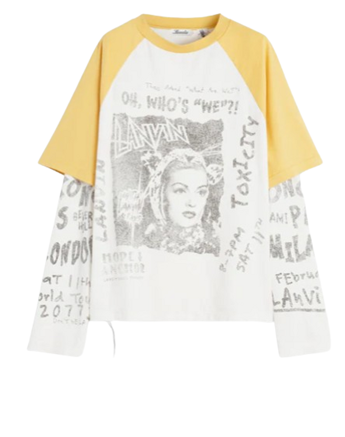 Lanvin × Future Merch Long Sleeved Print T-Shirt