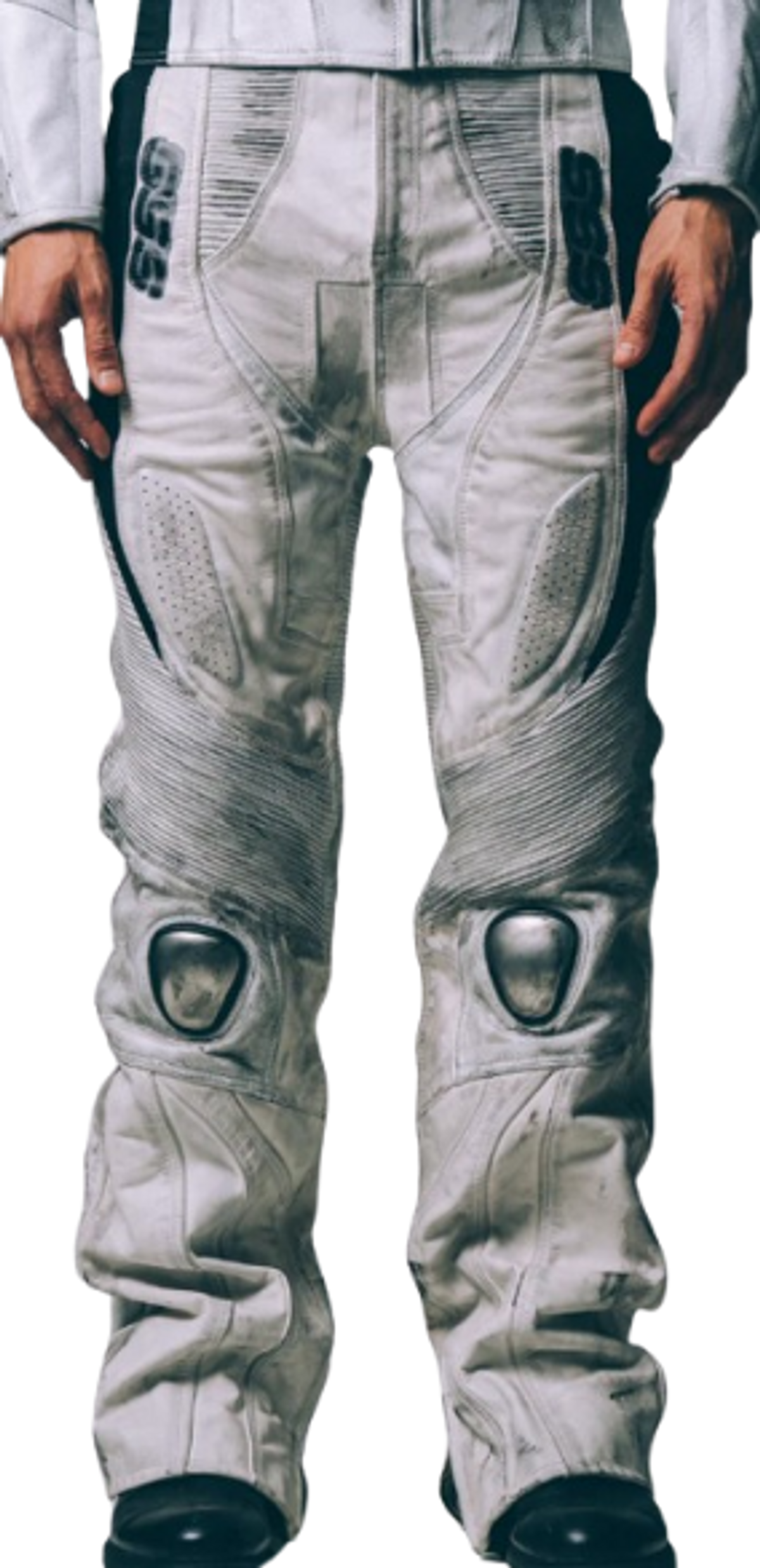 Misere Moderne White Spidi V2 Moto Trousers