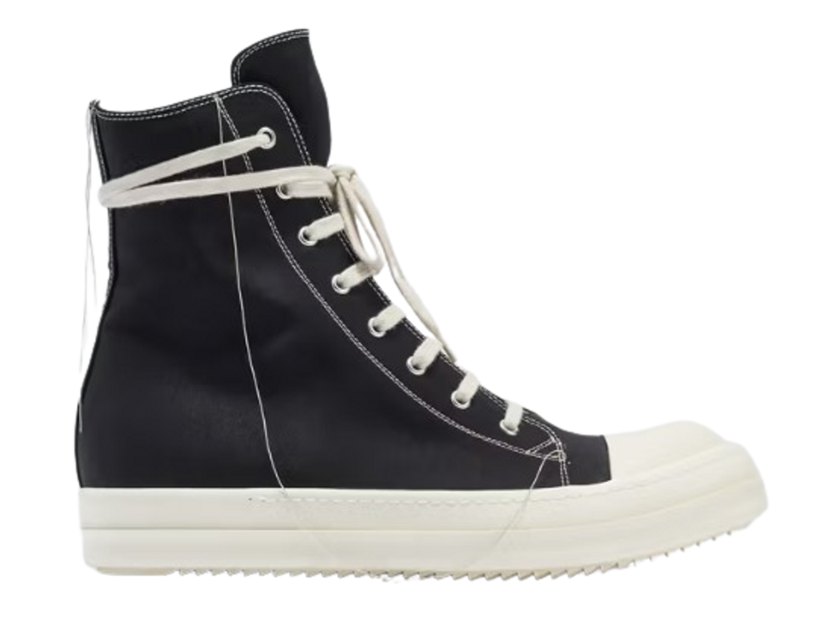 Rick Owens Two Tone Stitching Sneakers