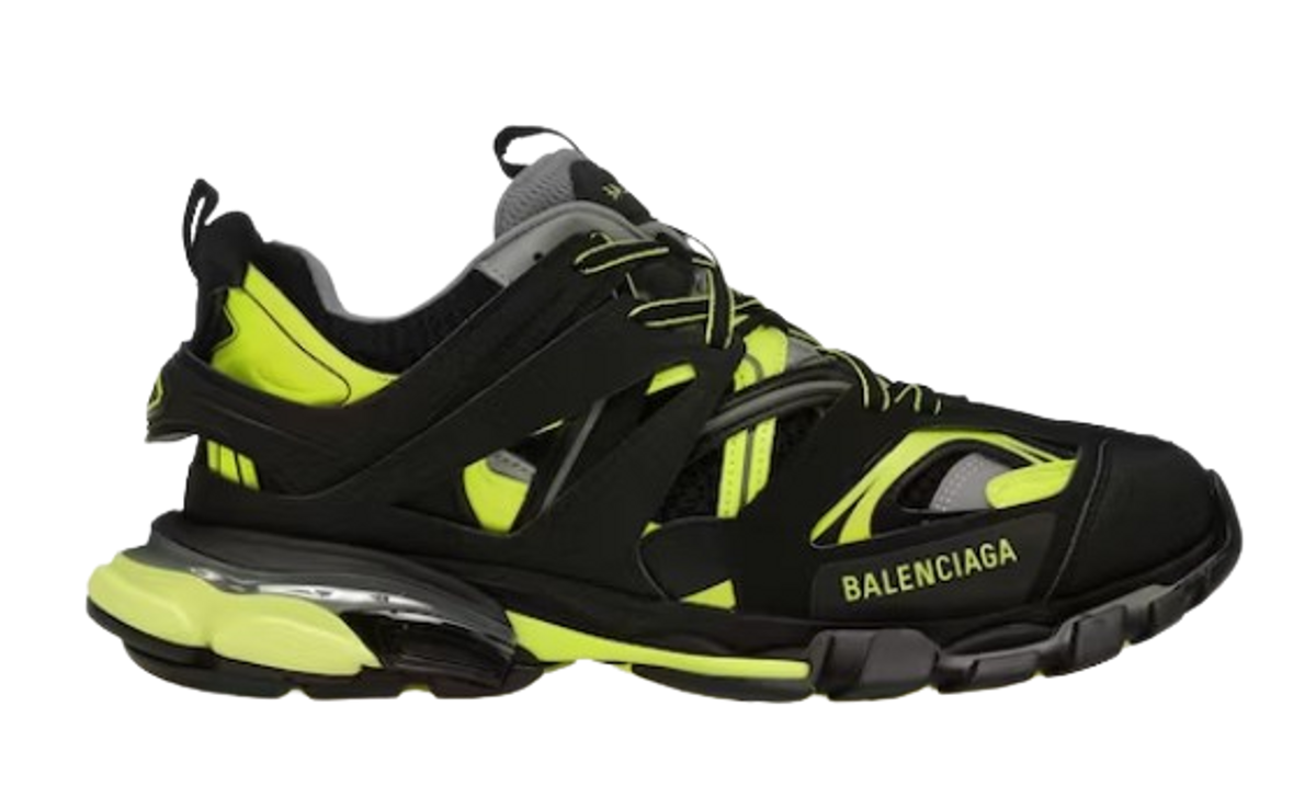 Balenciaga Track Black Neon Yellow Sneakers