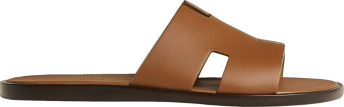 Hermes Light Brown H-Strap Izmir Sandals