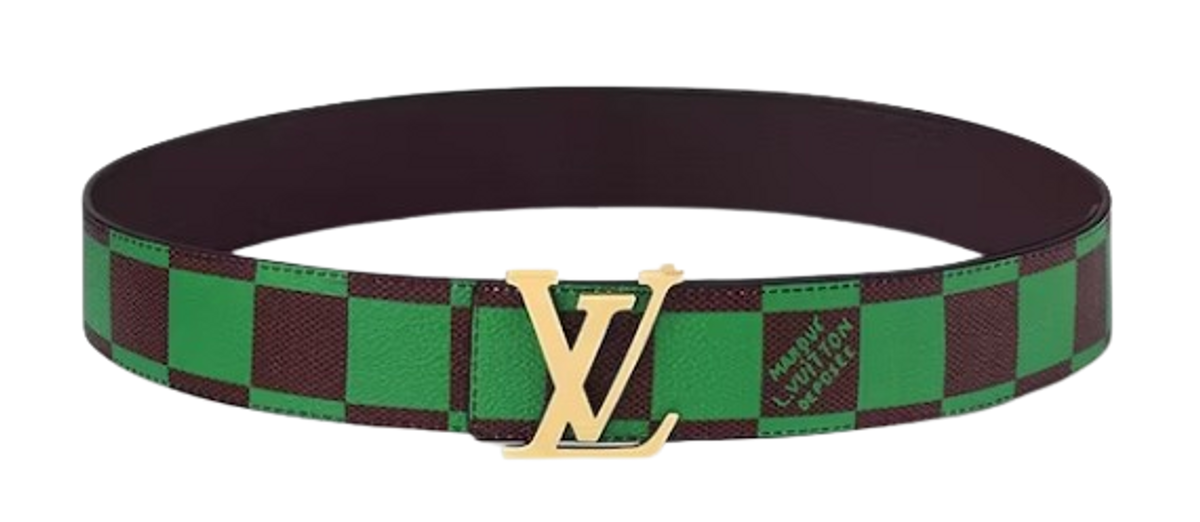 lime green louis vuitton belt